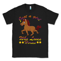 Black Just a girl who loves horses Classic Tee - Bettercallsaul