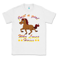 White Just a girl who loves horses Classic Tee - Bettercallsaul