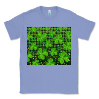 Colony Blue shamrock and plaid Classic Tee - RanaPortraitStore