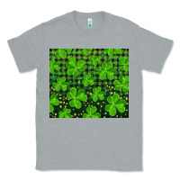 Heather Grey shamrock and plaid Classic Tee - RanaPortraitStore