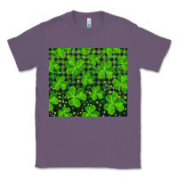 Lavender shamrock and plaid Classic Tee - RanaPortraitStore