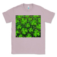 Lilac shamrock and plaid Classic Tee - RanaPortraitStore