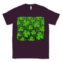 Plum shamrock and plaid Classic Tee - RanaPortraitStore
