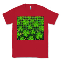 Red shamrock and plaid Classic Tee - RanaPortraitStore