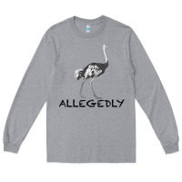 Heather Grey allegedly Long Sleeve Tee - Bettercallsaul
