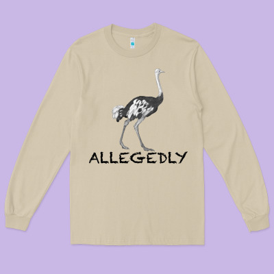 Allegedly Long Sleeve Tee Designed By Bettercallsaul