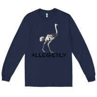 Navy allegedly Long Sleeve Tee - Bettercallsaul