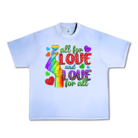 Grape Ice Western All For Love And Love For All Urban Heavy Tee - BundleAndBundleShop