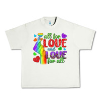 Pistachio Western All For Love And Love For All Urban Heavy Tee - BundleAndBundleShop