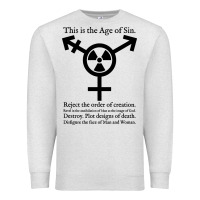 Oatmeal Heather this is the age of sin   transgender symbol Premium Sweatshirt - artisFamous