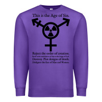 Purple this is the age of sin   transgender symbol Premium Sweatshirt - artisFamous