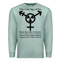 Seafoam this is the age of sin   transgender symbol Premium Sweatshirt - artisFamous