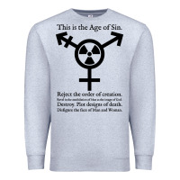 Heather Grey this is the age of sin   transgender symbol Premium Sweatshirt - artisFamous