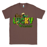 Chestnut One Lucky Auntie St. Patrick's Day Classic Tee - CowGirlArtShop