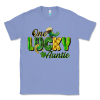 Colony Blue One Lucky Auntie St. Patrick's Day Classic Tee - CowGirlArtShop