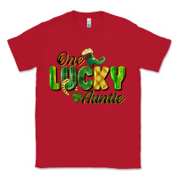 Red One Lucky Auntie St. Patrick's Day Classic Tee - CowGirlArtShop