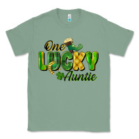 Sage One Lucky Auntie St. Patrick's Day Classic Tee - CowGirlArtShop