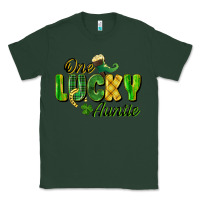 Sports Green One Lucky Auntie St. Patrick's Day Classic Tee - CowGirlArtShop