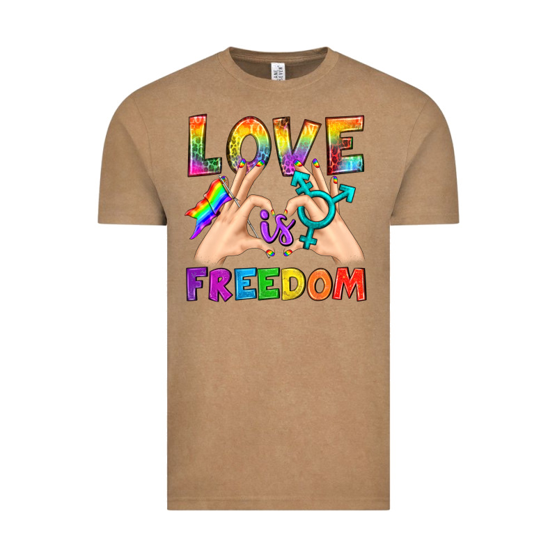 Love Is Freedom Vintage Tee by BundleAndBundleShop | Teevron