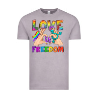 Vintage Zinc Love Is Freedom Vintage Tee - BundleAndBundleShop