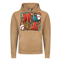 Vintage Camel Baseball nana leopard frame Vintage Hoodie - LillyAllenDesigns