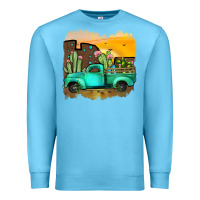 Ocean Blue truck Premium Sweatshirt - JahusDesignShop