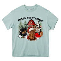 Arona hanging with my gnomies Heavy Core Tee - CowGirlArtShop