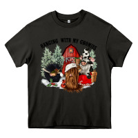 Asphalt hanging with my gnomies Heavy Core Tee - CowGirlArtShop