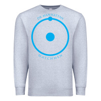 Heather Grey dr manhattan Premium Sweatshirt - artisFamous