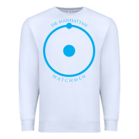 White dr manhattan Premium Sweatshirt - artisFamous
