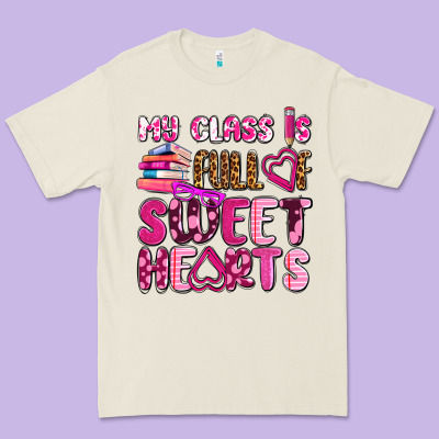 My Class Is Full Of Sweet Hearts Olivia Premium Tee Designed By Oliviacreatesart