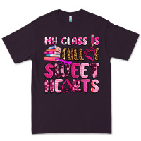 Plum my class is full of sweet hearts olivia Premium Tee - OliviaCreatesArt