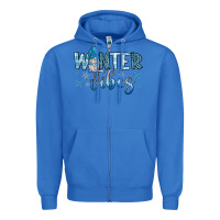 True Royal winter vibes gnome Zipper Hoodie - JahusDesignShop