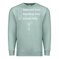 Seafoam democratic republican cocktail party funny Premium Sweatshirt - artisFamous