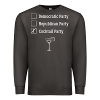 Smoke democratic republican cocktail party funny Premium Sweatshirt - artisFamous