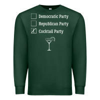 Democratic Republican Cocktail Party Funny Premium Sweatshirt | Teevron