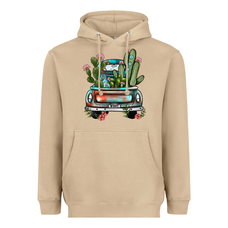 Farm Truck, Heavyweight Hoodie by JahusDesignShop | Teevron