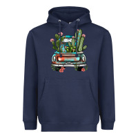Navy farm truck, Heavyweight Hoodie - JahusDesignShop