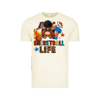 Vintage Arctic basketball life messy bun Vintage Tee - FaDigitalArtStudio