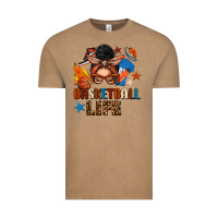 Vintage Coffee basketball life messy bun Vintage Tee - FaDigitalArtStudio