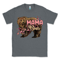 Charcoal Heather Mama bear mother's day Classic Tee - HowdyJamesFarm