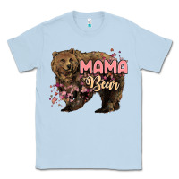 Dusty Blue Mama bear mother's day Classic Tee - HowdyJamesFarm
