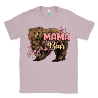 Lilac Mama bear mother's day Classic Tee - HowdyJamesFarm