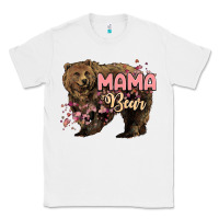 White Mama bear mother's day Classic Tee - HowdyJamesFarm
