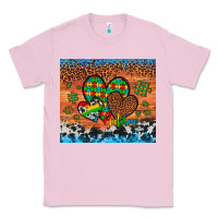Bubblegum Pink autism awareness hearts leopard cowhide Classic Tee - Artiststas