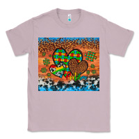 Lilac autism awareness hearts leopard cowhide Classic Tee - Artiststas