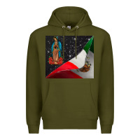 Army Green our lady graduap Premium Hoodie - CowhideDigitalArt