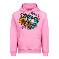 Fuchsia Pink nurse hearts Urban Hoodie - Jasminsmagicworld
