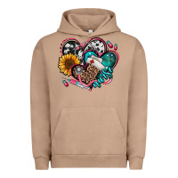 Pigment Burro nurse hearts Urban Hoodie - Jasminsmagicworld