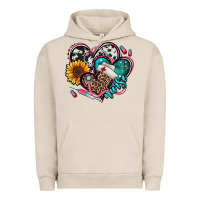 Pigment French Oak nurse hearts Urban Hoodie - Jasminsmagicworld